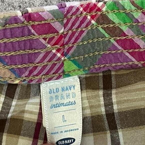 Old navy gingham mini pj shorts - Picture 4 of 7